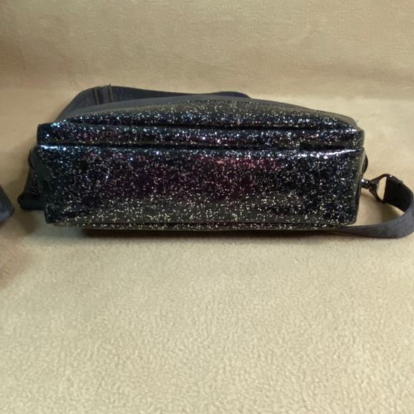 Lug Avion & Punter Quilted Tote Bag Set Sparkle Bottom Gray Travel Weekender EUC - Picture 13 of 13